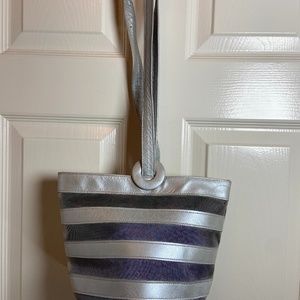 Cute silver crossbody/shoulder bag